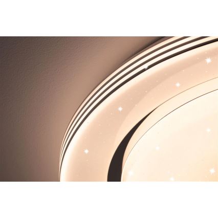 Paulmann 70546 - Plafón LED regulable RGBW/22W RAINBOW 230V 3000-6500K + mando a distancia