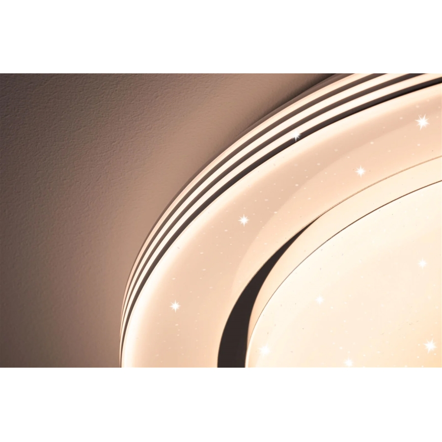 Paulmann 70546 - Plafón LED regulable RGBW/22W RAINBOW 230V 3000-6500K + mando a distancia