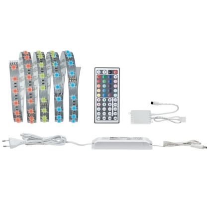 Paulmann 70587 - Cinta LED RGB/20W regulable MAXLED 1,5m 230V + mando a distancia