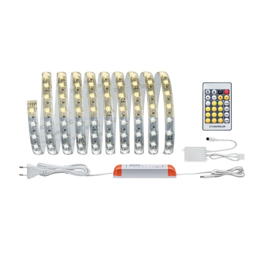 Paulmann 70624 - Tira LED regulable MAXLED 20W 3m 230V + mando a distancia