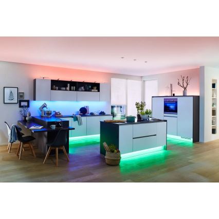 Paulmann 70627 - LED RGB/18W IP44 Tira de baño regulable MAXLED 1,5 m 230V + control remoto