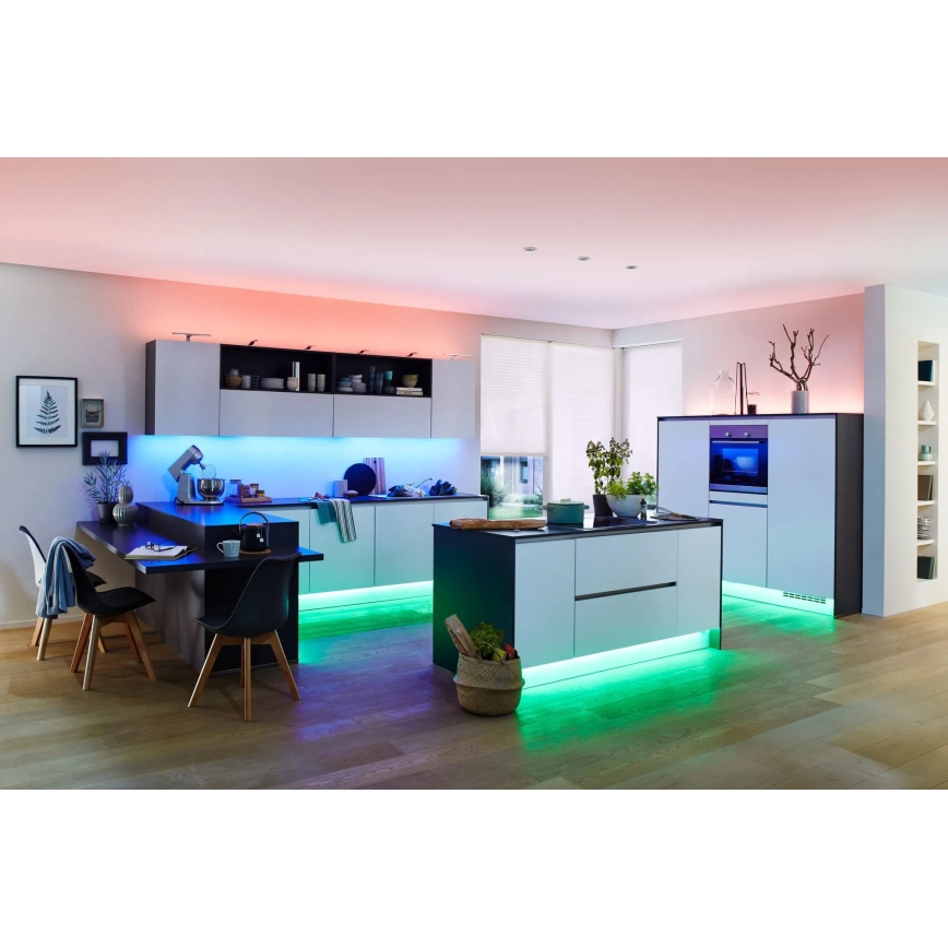 Paulmann 70627 - LED RGB/18W IP44 Tira de baño regulable MAXLED 1,5 m 230V + control remoto