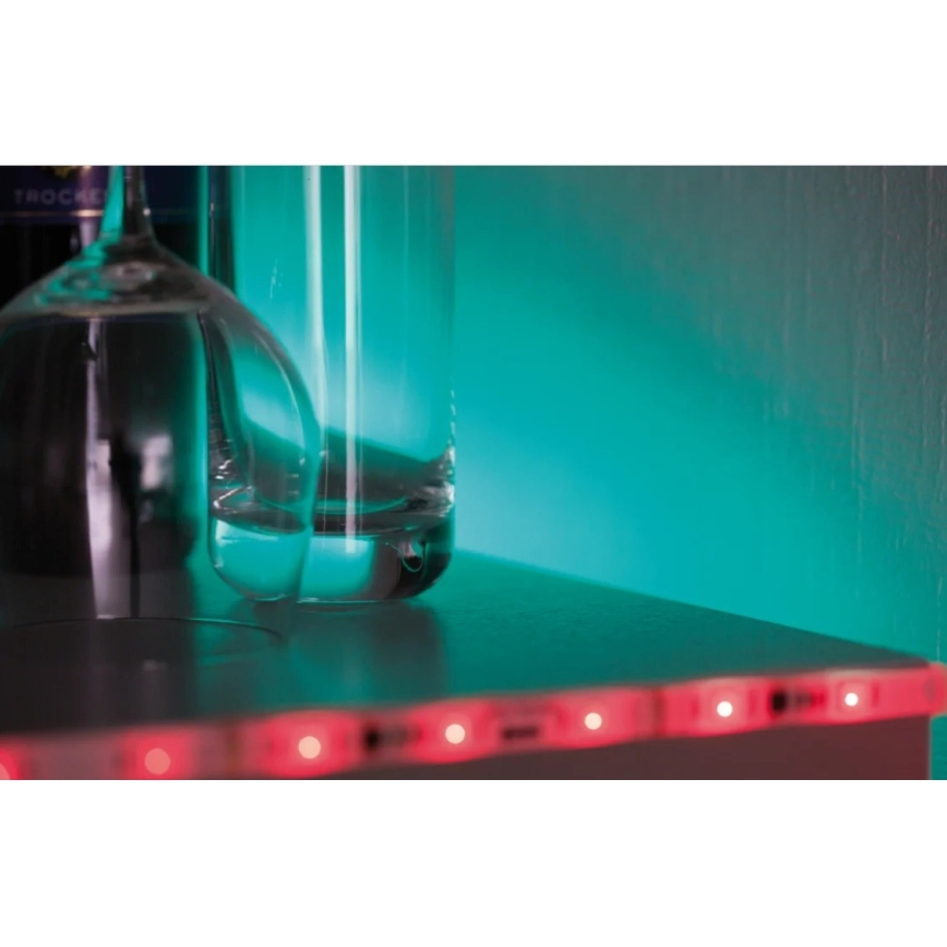 Paulmann 70697 - Tira LED regulable RGBW/10,5W DIGITAL 4,8m 230V + mando a distancia