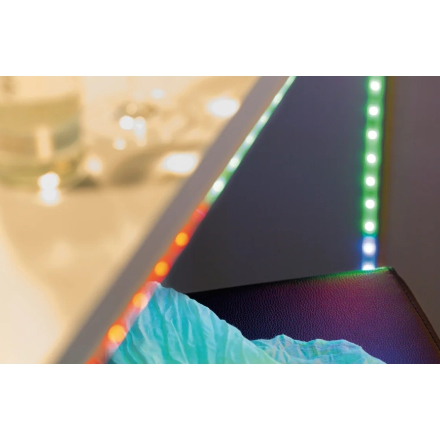 Paulmann 70697 - Tira LED regulable RGBW/10,5W DIGITAL 4,8m 230V + mando a distancia