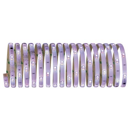 Paulmann 70697 - Tira LED regulable RGBW/10,5W DIGITAL 4,8m 230V + mando a distancia
