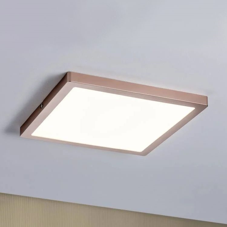 Paulmann 70873 - LED/24W Panel regulable ATRIA 230V 2700K 30x30 cm dorado rosa