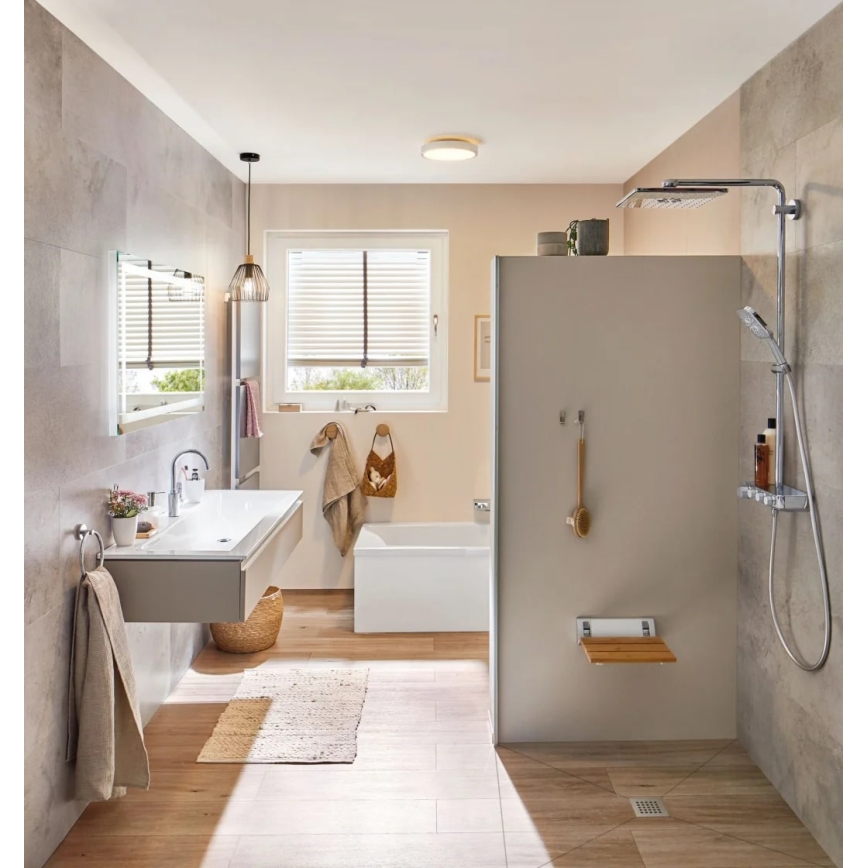Paulmann 70882-LED/22,5W IP44 Plafón regulable para el baño AVIAR 230V