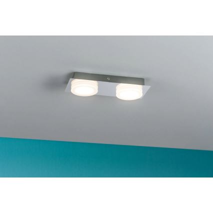 Paulmann 70883 - Aplique de pared para baño DORADUS 2x LED/4,7 W IP23 230V