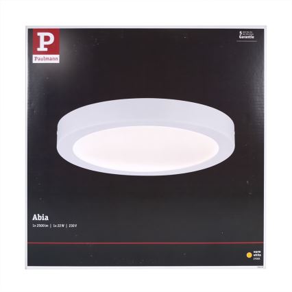 Paulmann 70899 - LED/22W Plafón ABIA 230V