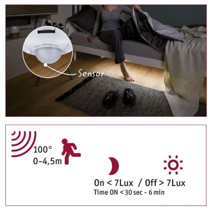 Paulmann 70955 - LED/3W Tira con sensor 1m YOURLED 230V