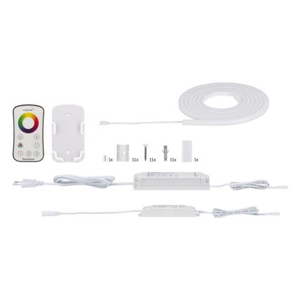 Paulmann 70966 - LED-RGB/27W IP67 Cinta regulable exterior FLOW 3m 230/24V