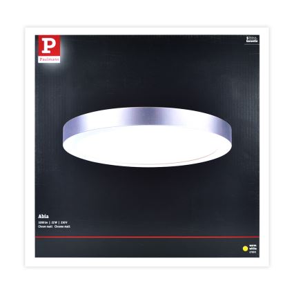 Paulmann 70983 - Lámpara de techo LED/22W ABIA 230V