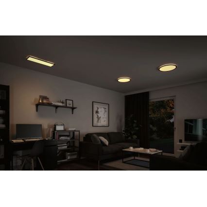 Paulmann 70997 - LED/11,2W Panel de techo ATRIA 230V 3000K diá. 19 cm negro