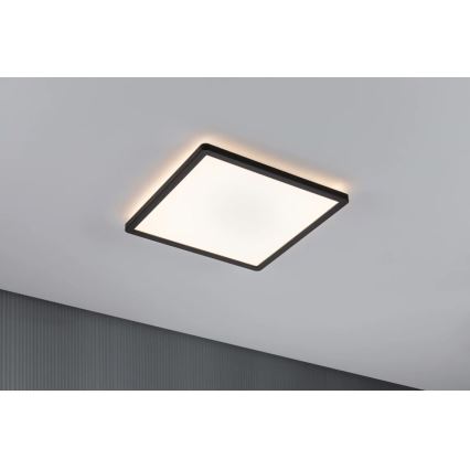 Paulmann 71001 - LED/16W Panel de techo ATRIA 230V 3000K 29,3x29,3 cm negro