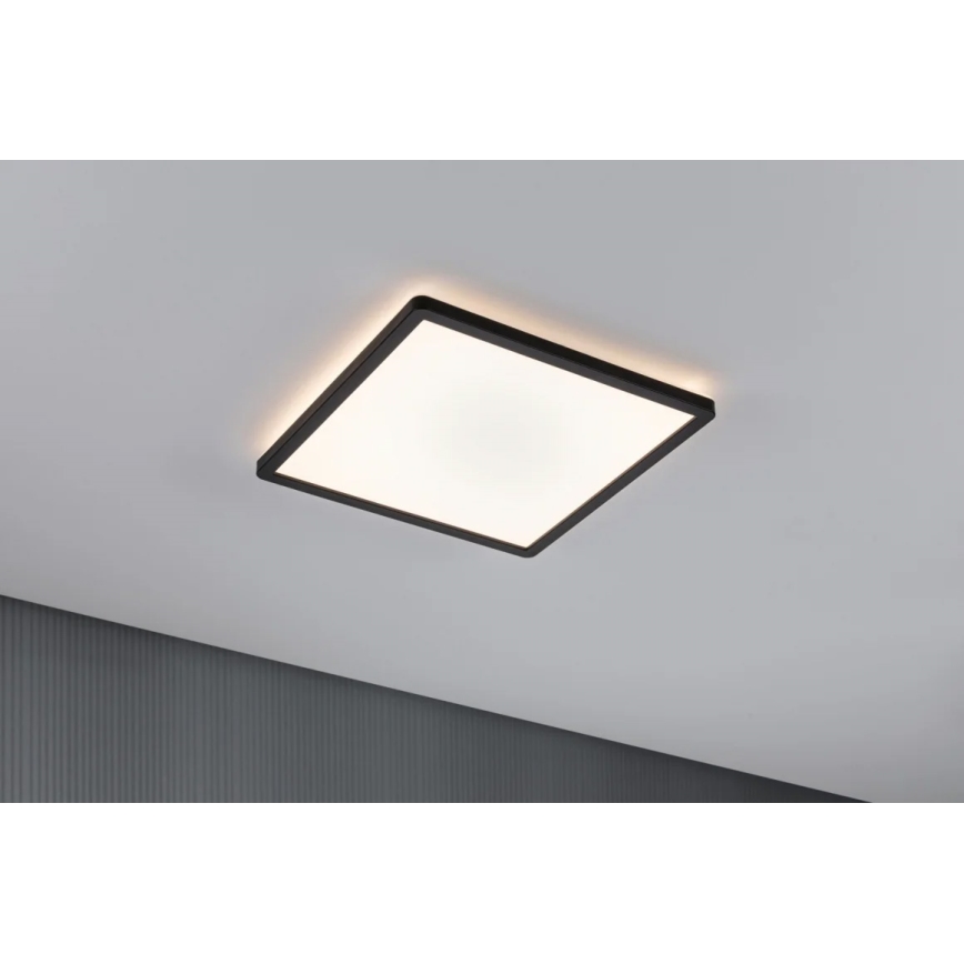 Paulmann 71001 - LED/16W Panel de techo ATRIA 230V 3000K 29,3x29,3 cm negro