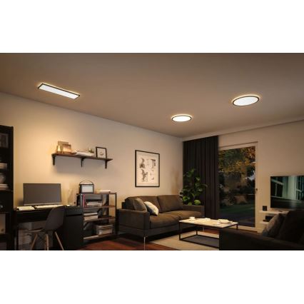 Paulmann 71002 - LED/22W Panel regulable ATRIA 230V 3000K 42x42 cm negro