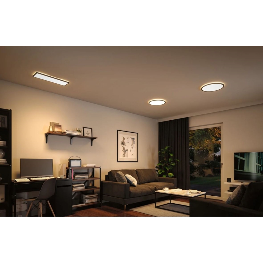 Paulmann 71002 - LED/22W Panel regulable ATRIA 230V 3000K 42x42 cm negro
