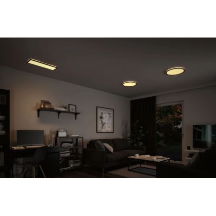 Paulmann 71002 - LED/22W Panel regulable ATRIA 230V 3000K 42x42 cm negro