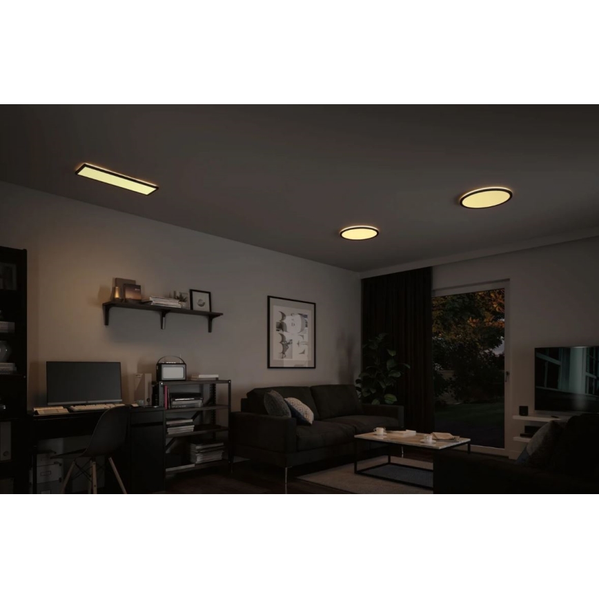 Paulmann 71002 - LED/22W Panel regulable ATRIA 230V 3000K 42x42 cm negro