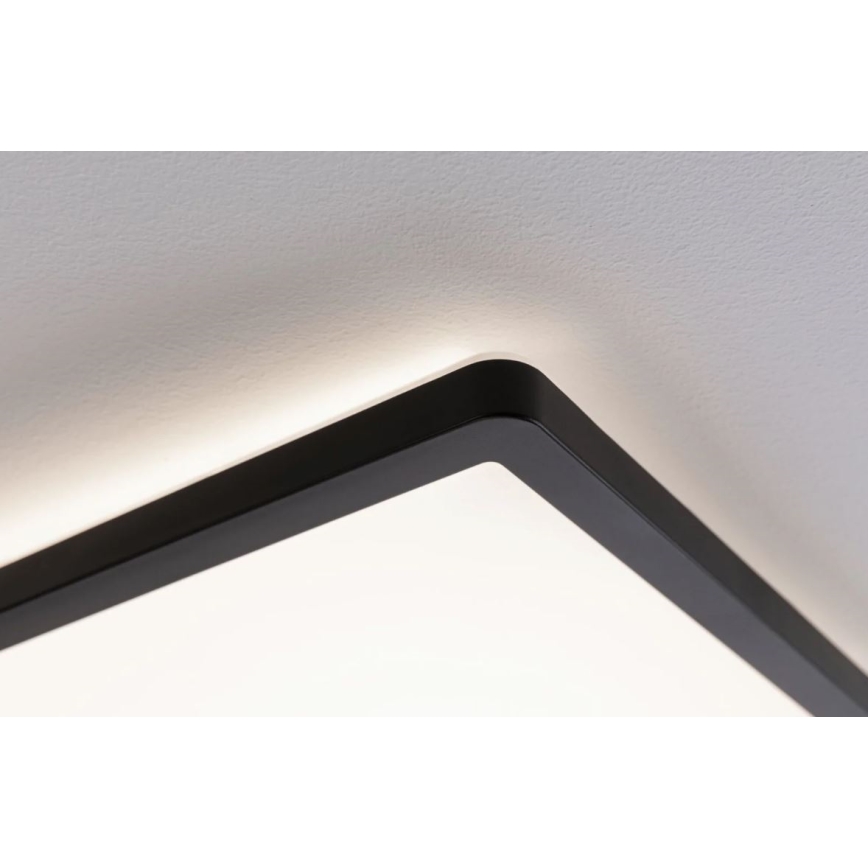 Paulmann 71002 - LED/22W Panel regulable ATRIA 230V 3000K 42x42 cm negro