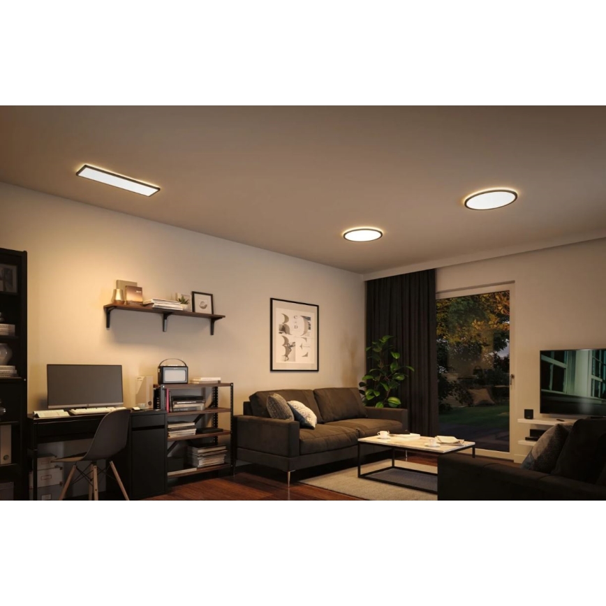 Paulmann 71003 - LED/22W Panel regulable ATRIA 230V 3000K 20x58 cm negro