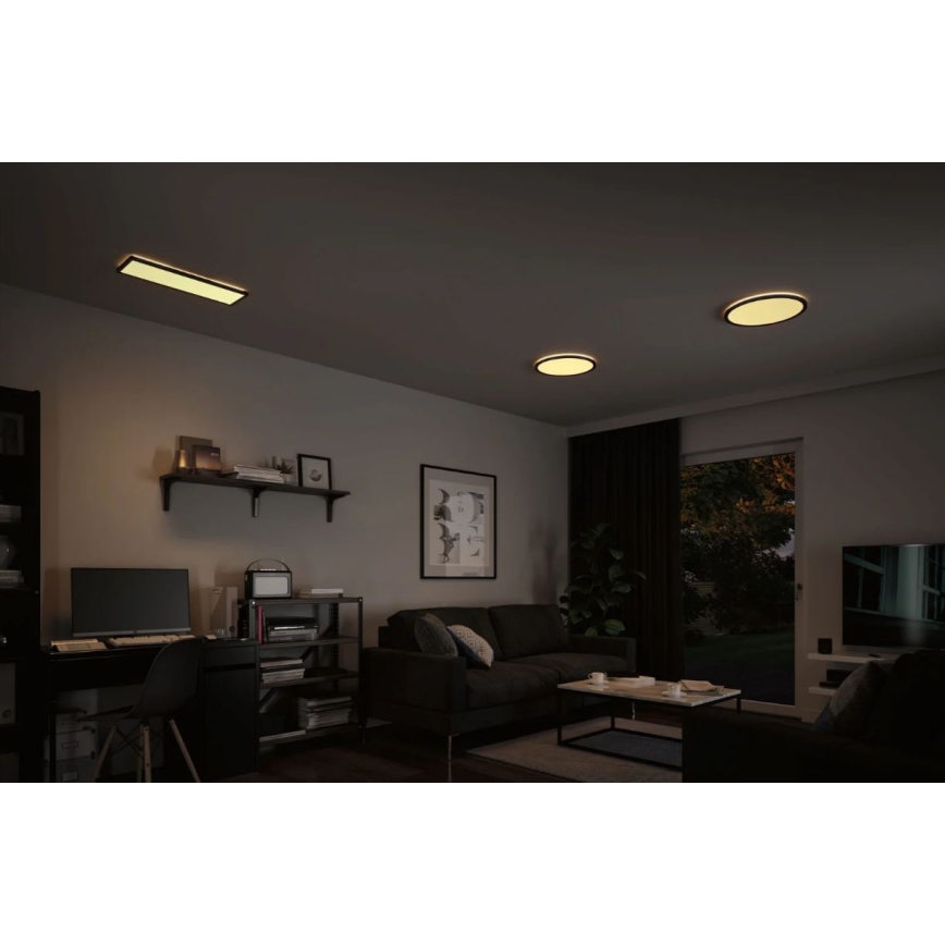 Paulmann 71003 - LED/22W Panel regulable ATRIA 230V 3000K 20x58 cm negro
