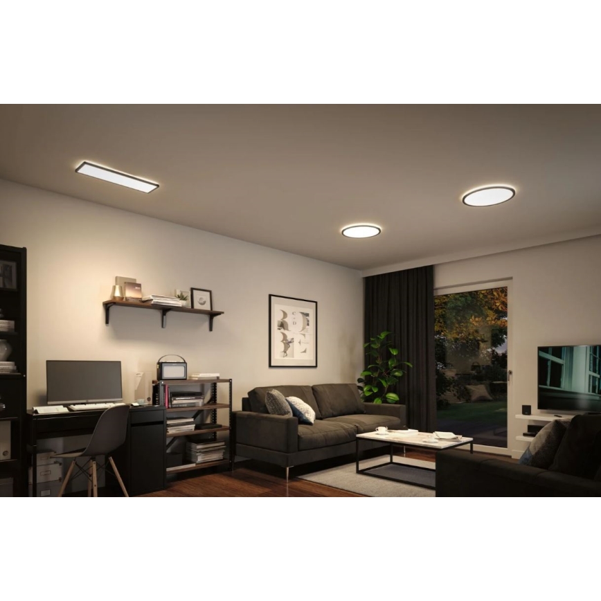 Paulmann 71016 - LED/22W Panel regulable ATRIA 230V 4000K 42x42 cm negro