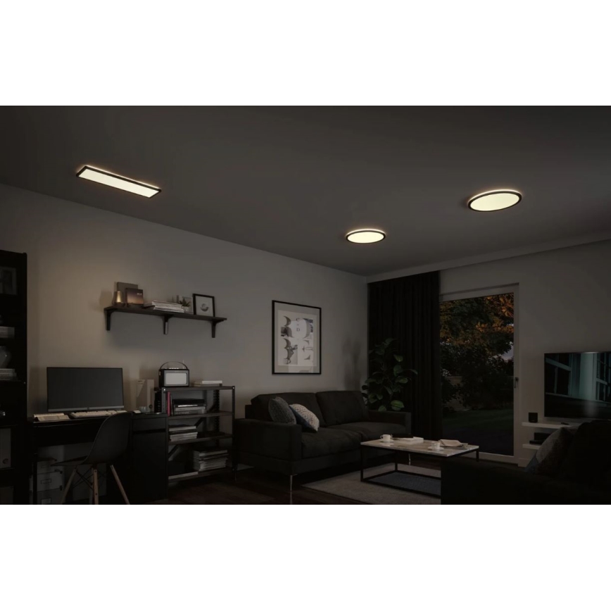 Paulmann 71016 - LED/22W Panel regulable ATRIA 230V 4000K 42x42 cm negro