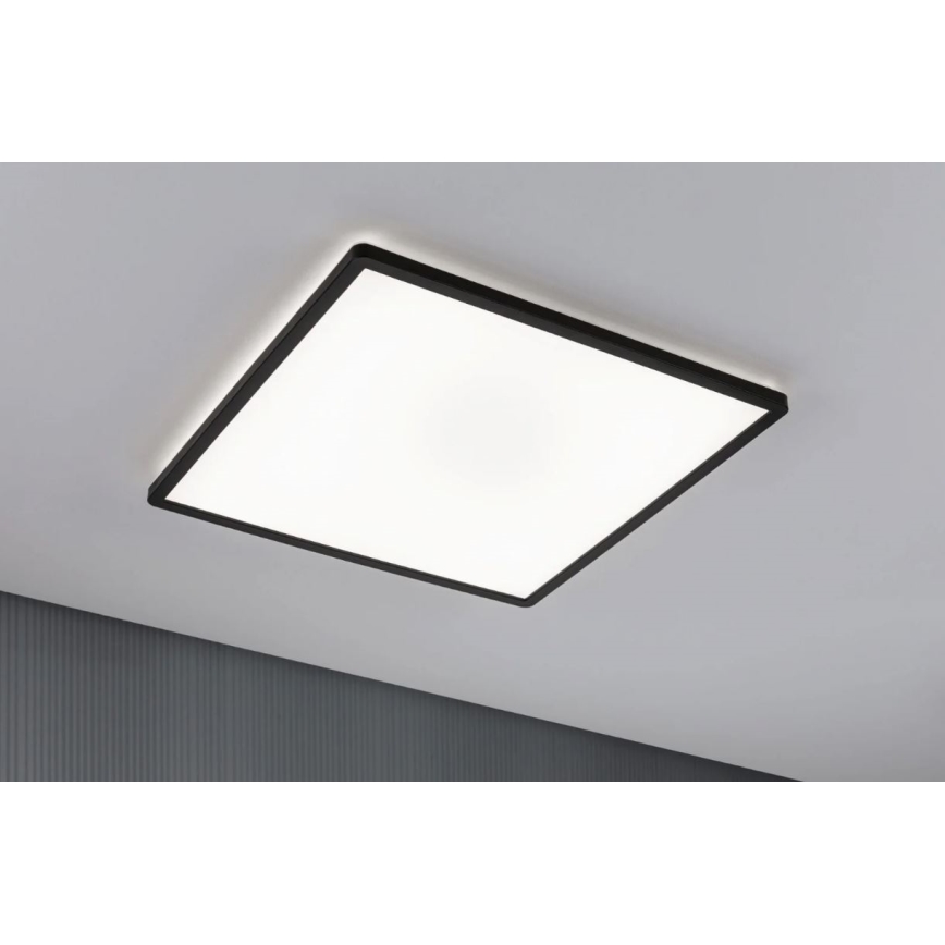 Paulmann 71016 - LED/22W Panel regulable ATRIA 230V 4000K 42x42 cm negro