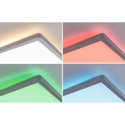 Paulmann 71020 - LED/20W RGBW Panel regulable ATRIA 230V 4000K 20x58 cm + control remoto