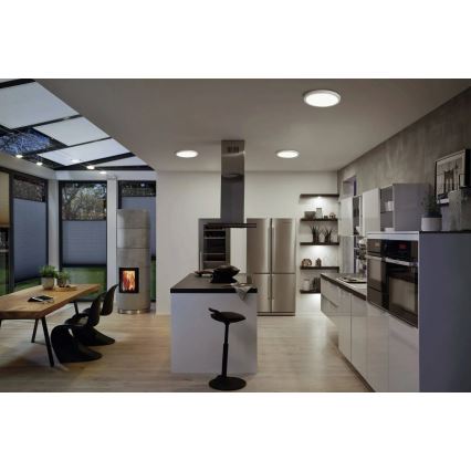 Paulmann 71023 - LED/22W Plafón ABIA 230V cromo mate