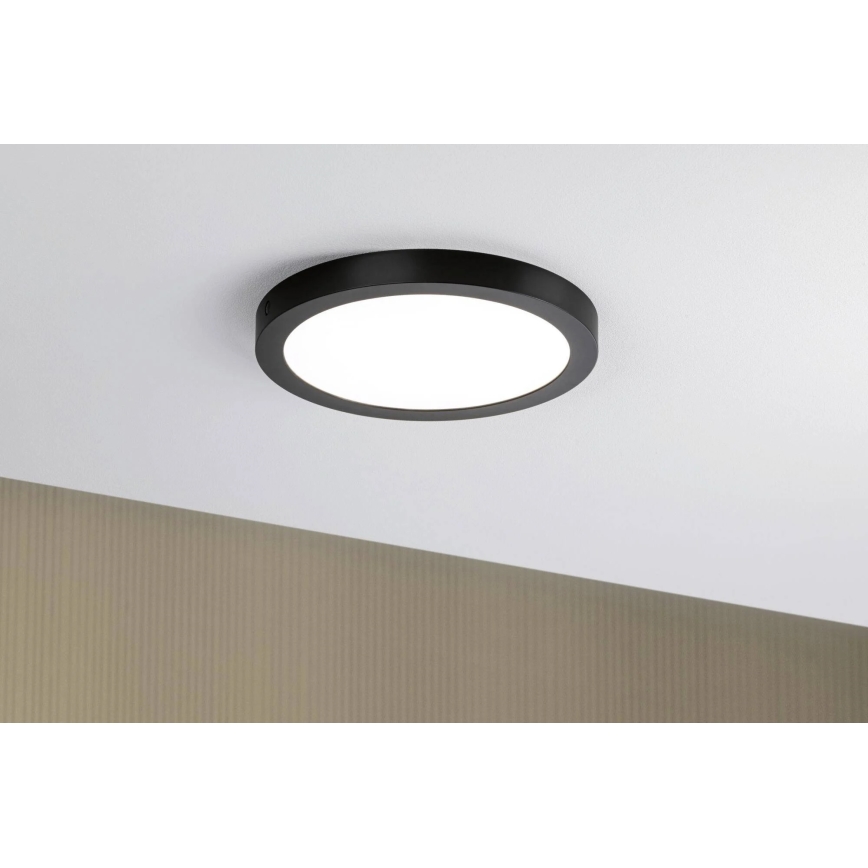Paulmann 71025 - LED/22W Plafón ABIA 230V negro