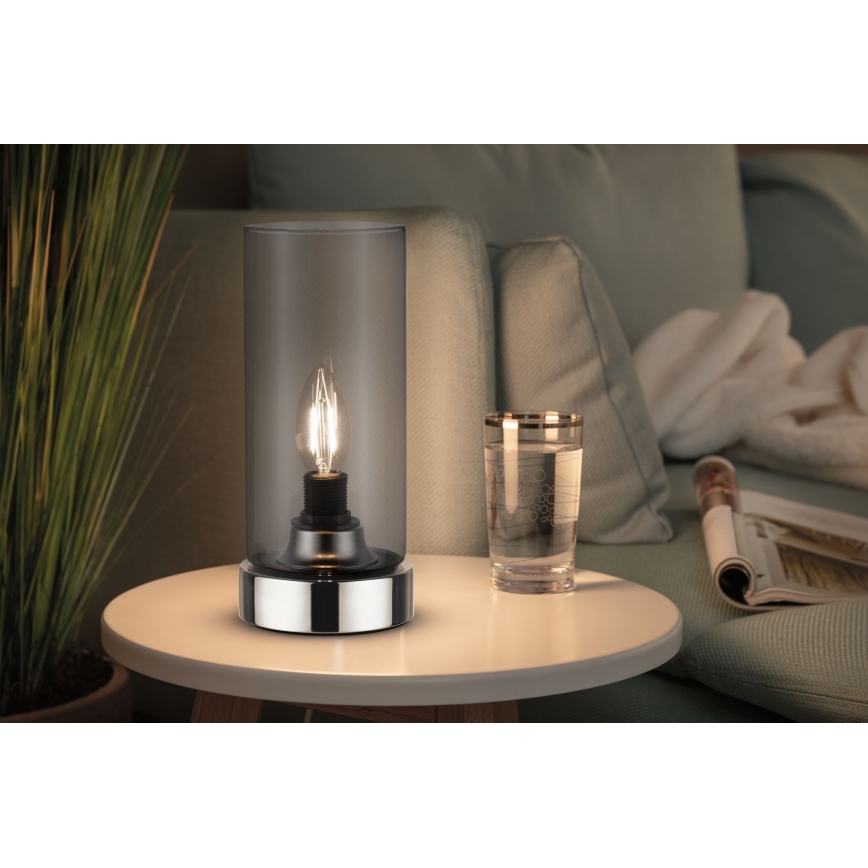 Paulmann 77056 - 1xE14/40W Lámpara de mesa táctil PINJA 230V