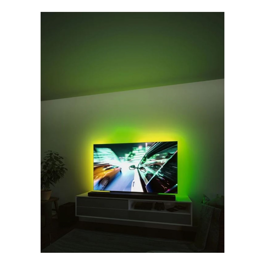 Paulmann 78880 - LED/3,5W RGB Tira regulable para TV 2m ZOLL 5V + control remoto