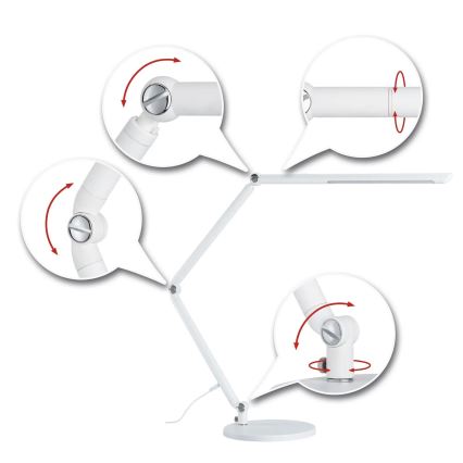 Paulmann 78911 - LED/10,6W Lámpara de mesa regulable FLEXBAR 230V 3000/4000/6500K