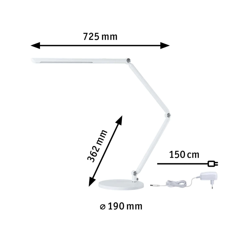 Paulmann 78911 - LED/10,6W Lámpara de mesa regulable FLEXBAR 230V 3000/4000/6500K