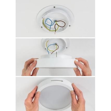 Paulmann 78923 - LED/13W IP44 Plafón regulable para el baño AVIAR 230V