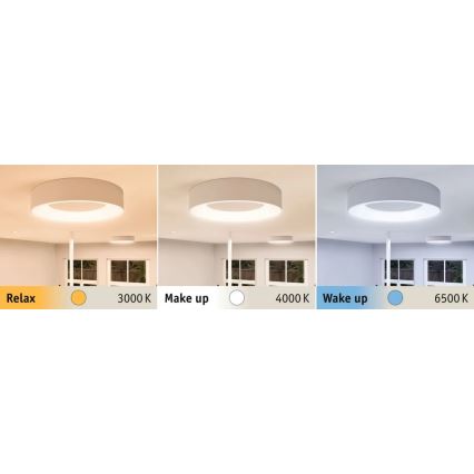 Paulmann 78947 - LED/23W IP44 Plafón de baño CASCA 230V