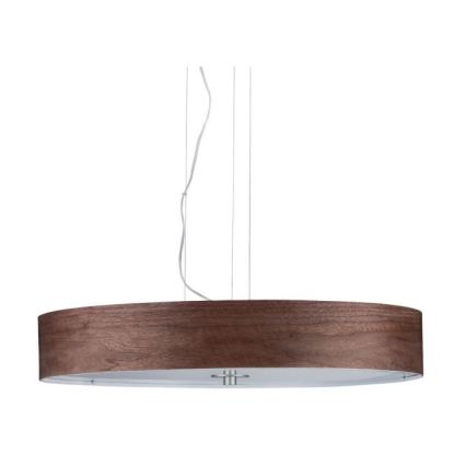 Paulmann 79686 - 3xE27/20W Lámpara colgante NEORDIC LISKA 230V nuez