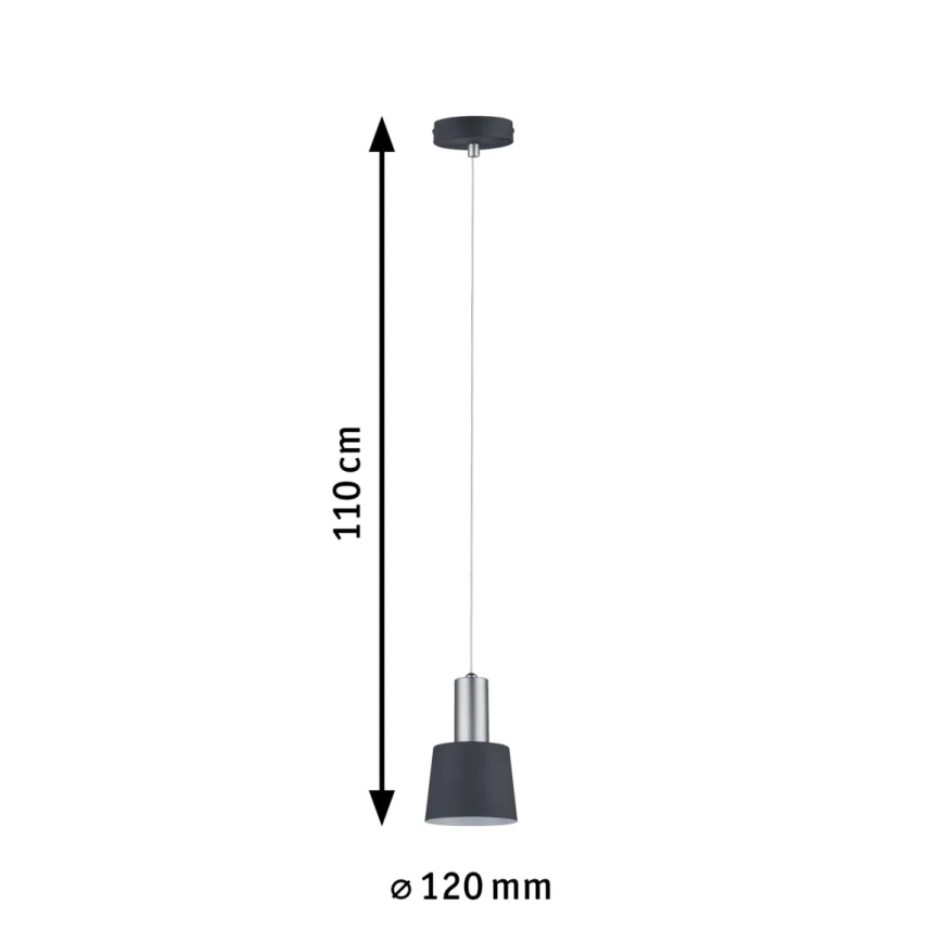 Paulmann 79691 - 1xE14/20W Lámpara colgante NEORDIC HALDAR 230V