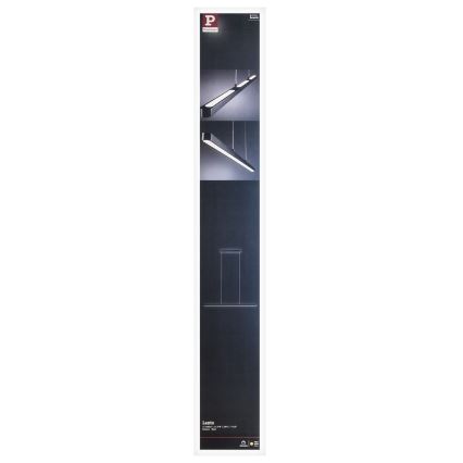 Paulmann 79693 - Lámpara de araña LED/42W regulable con cable LENTO 230V negro