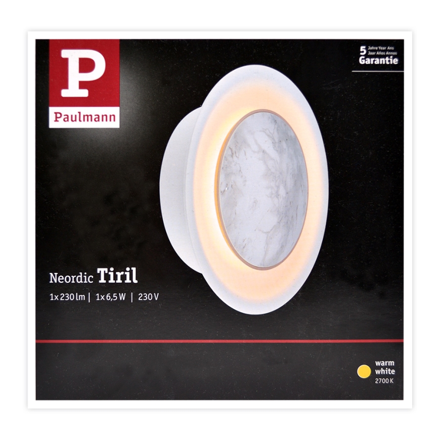Paulmann 79700 - Aplique LED/6,5W TIRIL 230V
