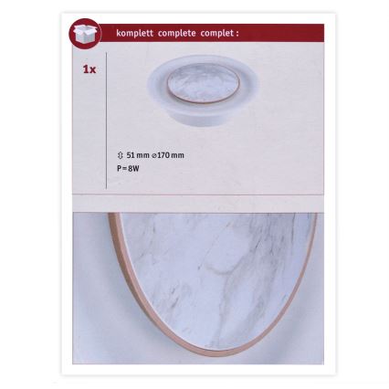 Paulmann 79700 - Aplique LED/6,5W TIRIL 230V