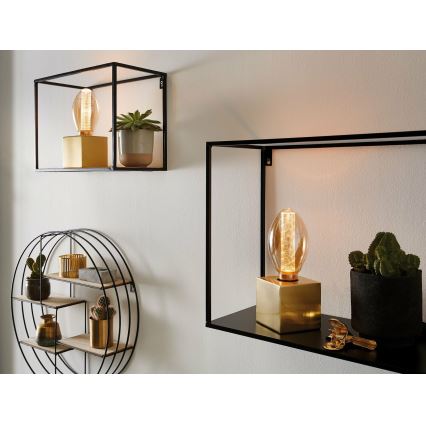 Paulmann  79728 - 1xE27/20W Lámpara de mesa DILJA 230V