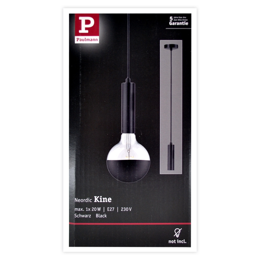 Paulmann 79757 - Lámpara colgante NEORDIC 1xE27/20W/230V