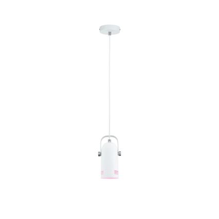 Paulmann 79767 - 1xE27/15W Lámpara colgante con cable LAVEA 230V blanca