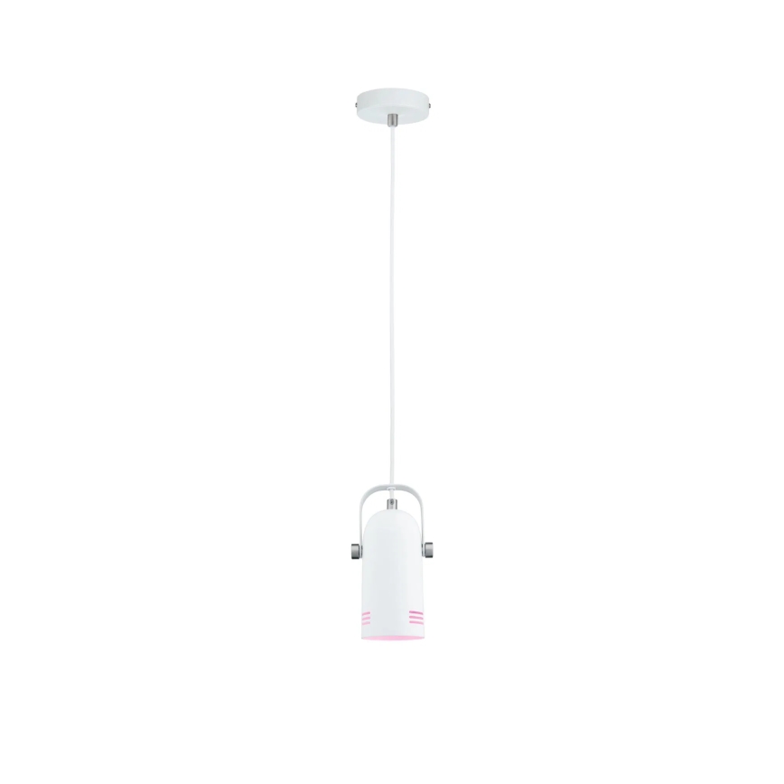 Paulmann 79767 - 1xE27/15W Lámpara colgante con cable LAVEA 230V blanca