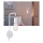 Paulmann 79811 - 1xE27/40W Aplique de pared CALVANI 230V blanco