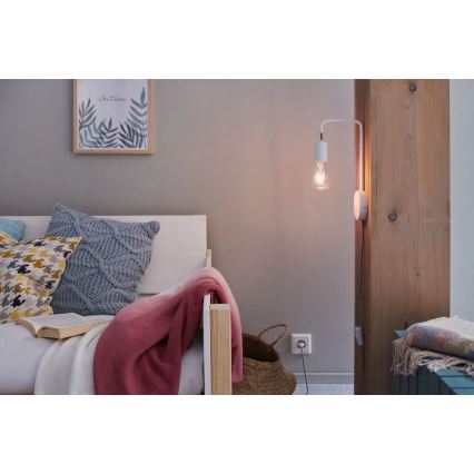 Paulmann 79811 - 1xE27/40W Aplique de pared CALVANI 230V blanco