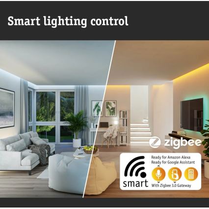 Paulmann 79826 - LED/19,5W Lámpara regulable SMART VELORA 230V 2700-6500K
